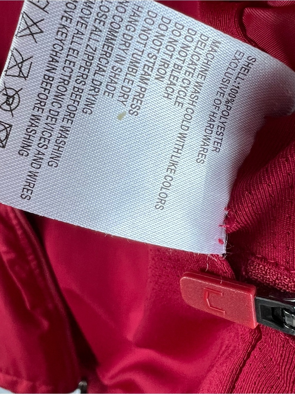 SCOTTeVEST Jacket Mens Medium Red Travel Windbreaker Full Zip Pockets TEC - Picture 7 of 9
